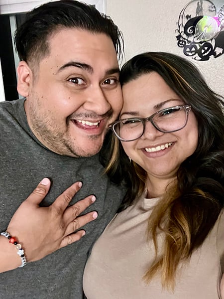 Agueda and her husband Steven