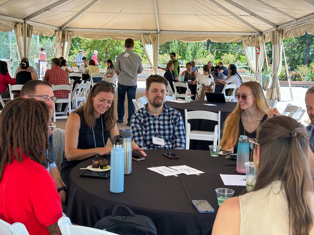 People at table during the breakout session portion of the retreat