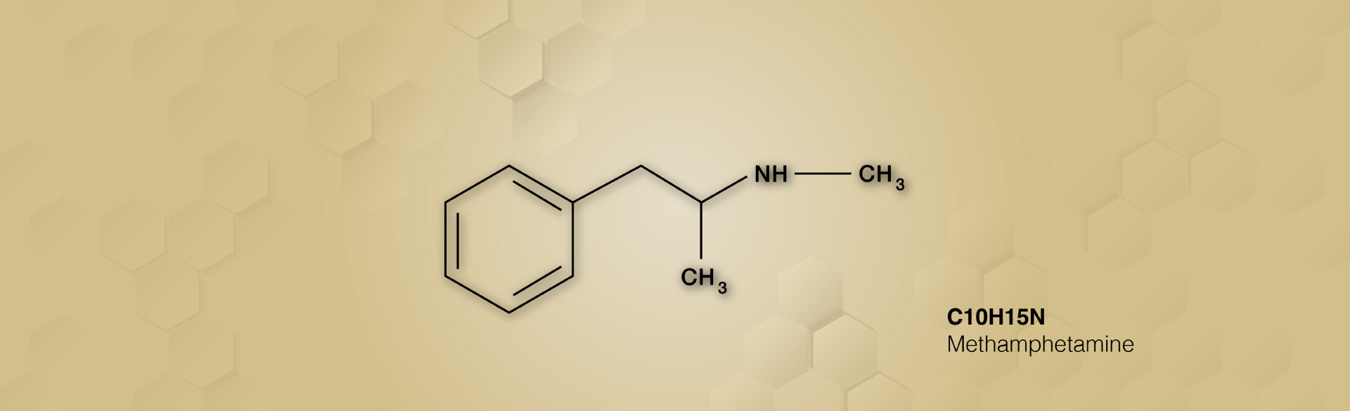 methamphetamine structure